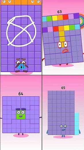 Sprunki Numberblocks 62 63, 64, 65 Phase 4 #sprunki​ #numberblocks​ #incredibox​