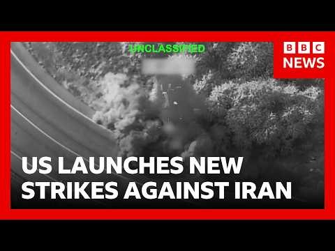 US launches new strikes as Iran says civilian infrastructure hit | BBC News
