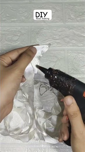 Cream Rose Making 🌹✨ Easy DIY Bouquet Flower | Satisfying Craft Tutorial