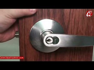 How To Install An Arrow Small Format Interchangeable Core Cylinder