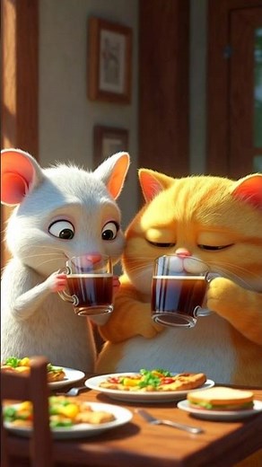 “The Mouse’s Crazy Prank on the Cat | Funny Animal Story”#cat#funny#mouse