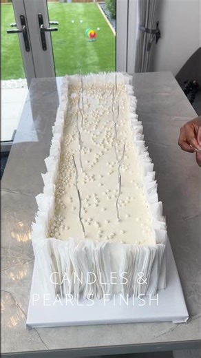 How this rectangle cake was made