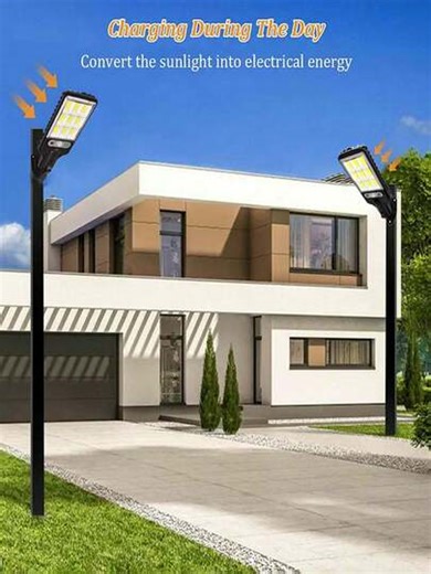 2 piezas Luces solares para exteriores, Conjunto de iluminación de emergencia con panel solar de 108 COB, sensor de movimiento/sensor de luz inteligente, batería recargable, 3 modos de funcionamiento, control remoto, ABS y metal pulido duraderos, ángulo ajustable, adecuado para pared, jardín, camino, cerca, linterna de patio | SHEIN