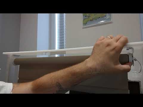 Ellard. Pairing the 22mm roller blind motor to a transmitter suited for the 32mm slotted system.