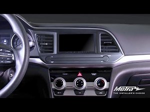 Dash Kit Installation - Fits 2019-2020 Hyundai Elantra (95-7399B)