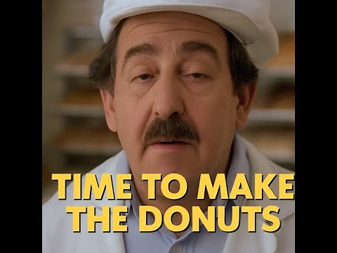 Dunkin Donuts 80's TV Commercial "Time To Make The Donuts"