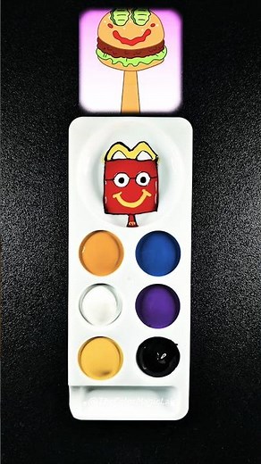 Sprunki OC Color Mixing 🖌️ Mc Donald's 🍔 #sprunki #mcdonalds #colormixing