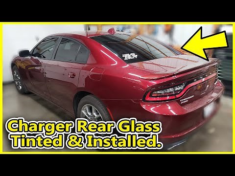 Dodge Charger Rear Glass Window Tint | Heat Shrink and Installation