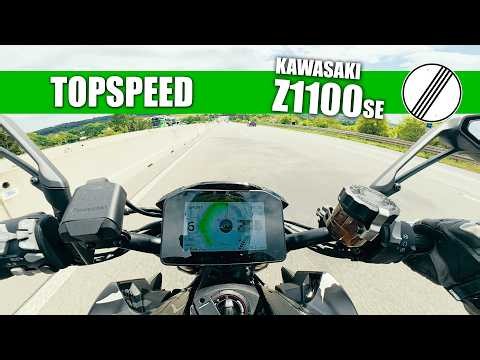 Kawasaki Z1100 SE Top Speed | GERMAN AUTOBAHN 🔥