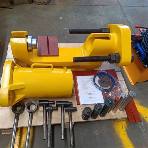 Hydraulic Track Link Pin Removal & Installation Tool for Excavators Construction Equipment