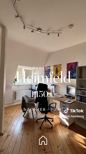 📍 Hamburg - Heimfeld Wer gerade eine geräumige Wohnung im Süden von Hamburg sucht, sollte sich dieses Angebot genauer ansehen. In Heimfeld gibt es diese 90 Quadratmeter große Drei-Zimmer-Wohnung. Die Räume überzeugen mit einem charmanten Dielenboden im Flur, viel Tageslicht und einem gemütlichen Grundriss unter der Dachschräge. Bei 1150 Euro Miete lohnt sich eine schnelle Bewerbung. Alle Details und den direkten Kontakt findest du wie gewohnt bei uns. Alle Infos und den direkten Link zur Wohnun