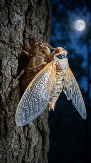 Periodical cicadas spend 17 years underground before emerging for just a few weeks above the surface