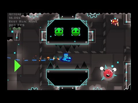 BEATING MECHANICAL SHOWDOWN - 71, 75, 82, 86% 44-100x2 (Geometry Dash Demon Gauntlet)