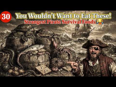 30 of the strangest foods Pirates ate to survive at sea | Pirate History