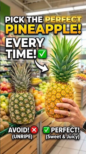 How to Pick the PERFECT Pineapple Every Time 🍍