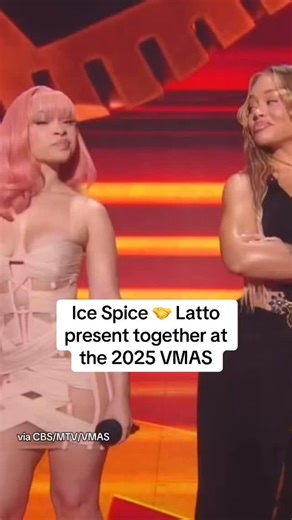 166K views · 14K reactions | Ice Spice and Latto present together at the 2025 VMAs 壟 | Billboard | Facebook