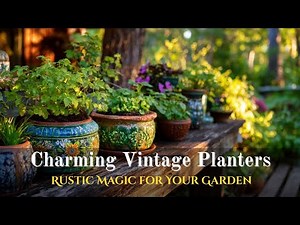 Charming Vintage Planter Ideas That Bring Calm Beauty and Rustic Magic to Your Garden