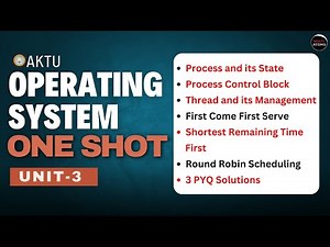 Operating System | Operating System Unit-3 One Shot | Operating System aktu | Aktu Exams | OS Unit-3