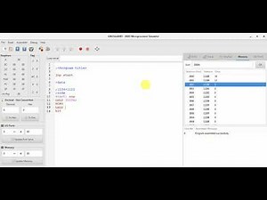 ADDITION OF 16 BIT NUMBERS IN GNUSIM 8085
