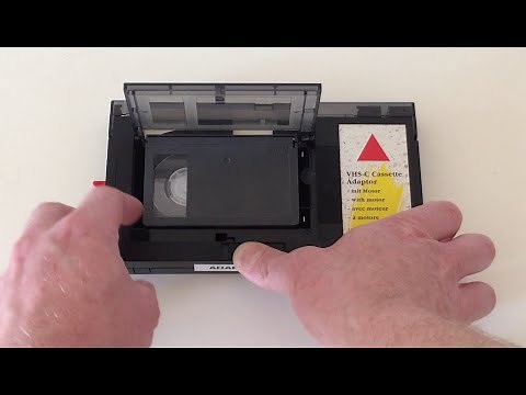 Comment utiliser l'adaptateur VHS-C