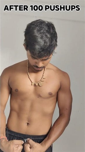 Result after 100 pushups 🗿 ☠️🔥....#shorts #motivation #pushups #challenge