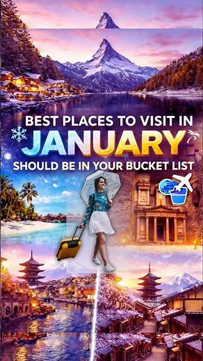 Places to Visit in January | top 10 places to visit in January |Travel Guide #placestovisit #january