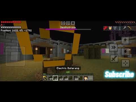 Batman Battles Deathstroke In Minecraft!