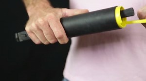 Using Re-Grip is easy. Place the grip on your tool handle with the arrow pointing out .... aaand pull the tab. That's all it takes to add a new grip to your tools and/or sports equipment. #toolguy #tough | Stick Grip