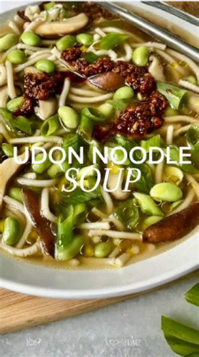 Udon noodle soup that hits different every time