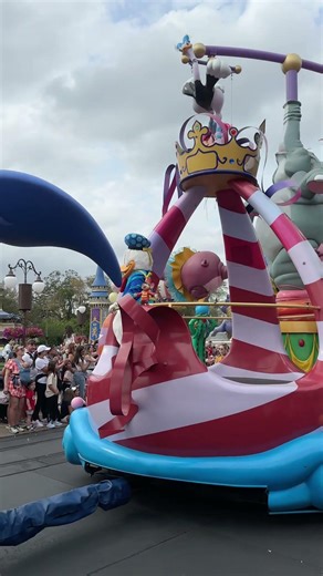 Disney’s colorful, whimsical and fun-filled parade.