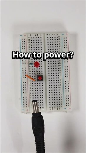 Press Button → LED ON! | Breadboard Beginner Project