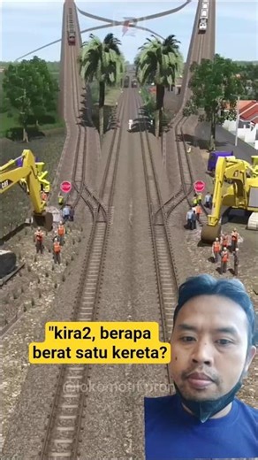 Kereta Ratusan Ton?! Ini Alasan Nggak Bisa Rem Mendadak!!#keretaapi #shortsfeed