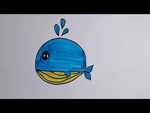 How to Draw a Whale (Easy Step-by-Step Tutorial) | Sunny_Artscape