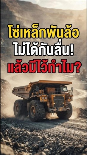The Secret Behind the Chains on Mine Truck Tires That Everyone Gets Wrong #MineTruck #Educational...