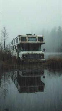 Alone in the Storm | Thunder & Rain Inside an Old RV