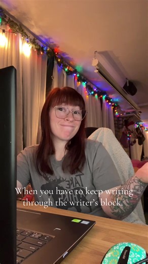 Writers, what are your tips for getting through writer’s block? I use the handy “butt in chair, hands on keyboard.” What I write during that time is often bland and only 200-300 words in a whole day. But hey, if I keep going I eventually get out of it! I think half of being a writer is working through the breakdown and also taking rests when necessary. Sometimes it’s hard to tell which one to do though 😅 #author #authorsoftiktok #writer #fantasyauthor #wip