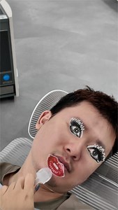 UV printed Lady Gaga’s iconic red lips meme on a fan, then took it for a little prank on our teammate. 🤣 👁 👁 👄 #eufyMake #uvprinting #meme #LadyGaga #prank | eufyMake