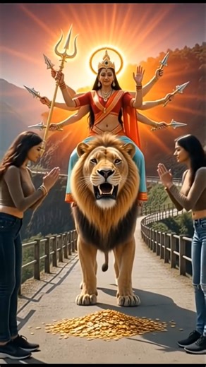 🔥Sher pe sawar hoke aaja Sherawali ye 🔱 #bome #maadurga #sherawali #durgapuja #shorts #maa