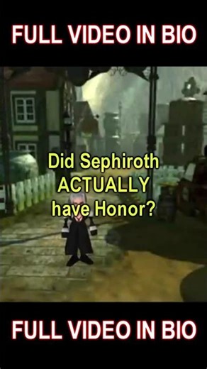 Did Sephiroth ACTUALLY Have Honor? | FF7 #finalfantasy7 #ff7remake #sephiroth