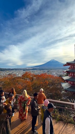 10K views · 107 reactions | ⛩️️ Mt. Fuji Day Trip – Chureito Pagoda...