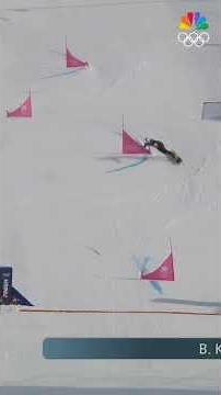 Benjamin Karl clinches gold in snowboard men's parallel giant slalom final!