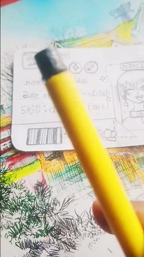 DIY aesthetic id card 💜