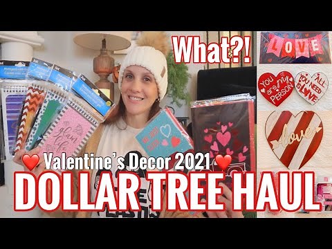 DOLLAR TREE HAUL *NEW 2021 VALENTINE’S DAY RELEASED ITEMS*