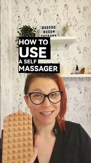 Check out how to use our massagers for self-massage! www.maderotherapybeauty.com