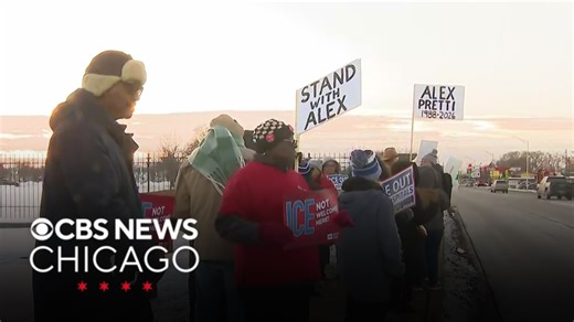 Alex Pretti vigil held at Hines VA Hospital