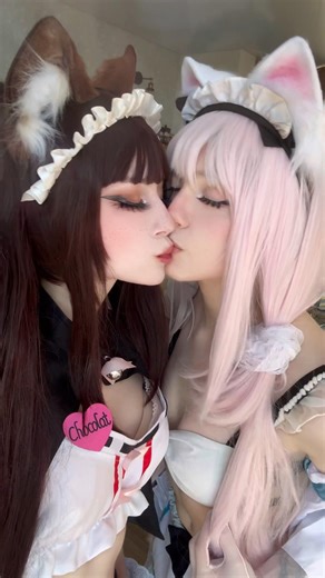 Me and who?(we are boys) #cosplay #meme #anime #nekopara #vanilla #chocola #nekogirl #catgirl