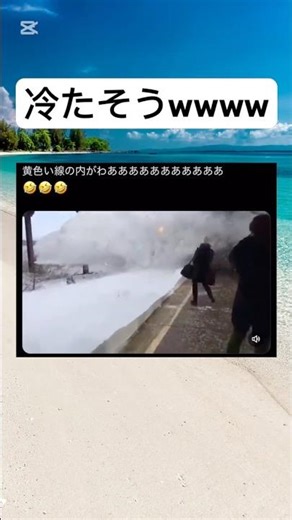 #shorts#雪#面白い#笑える#びっくり#冷たい