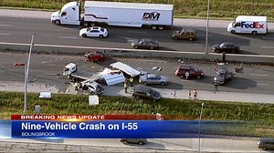 I-55 northbound lanes reopen after several injured in multi-vehicle crash ISP