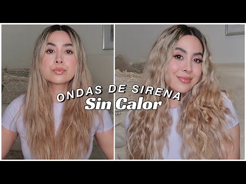 How to Get Mermaid Waves Without Heat (heatless waves tutorial)