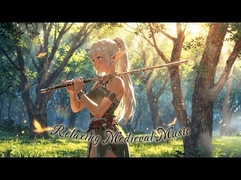 🌿Relaxing Medieval Music | Flute of the Forest Heart | Soothing | Healing | Chill | BGM | Ambient💖